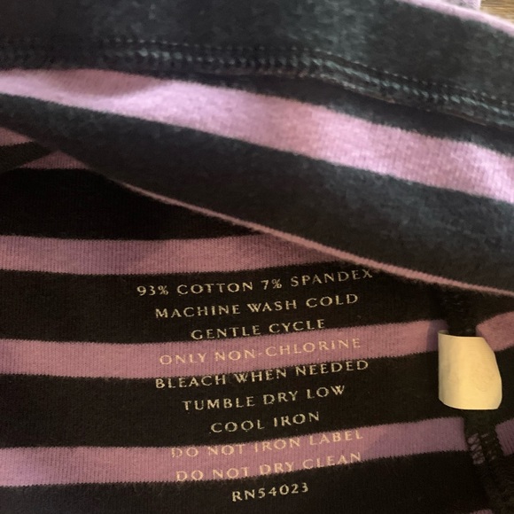 STRIPES! STRIPES! STRIPES!  Purple and black!  Great combo! - Picture 2 of 3